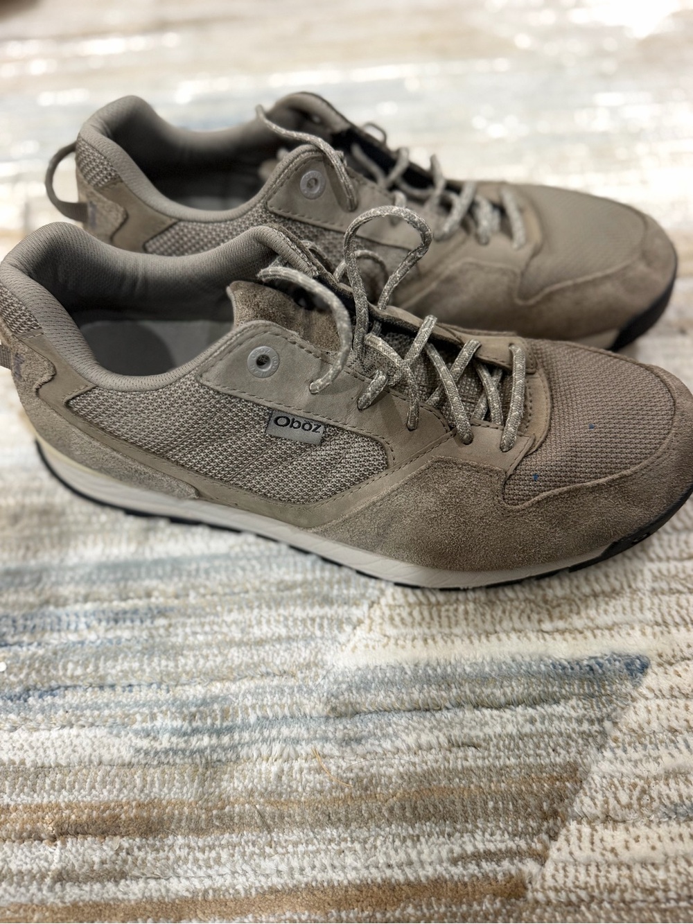 Oboz Men's Gray Lightweight Trail Sneaker